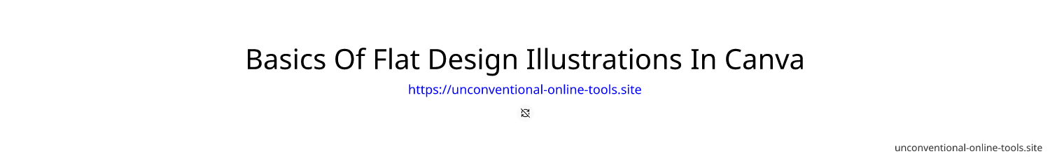  Basics Of Flat Design Illustrations In Canva