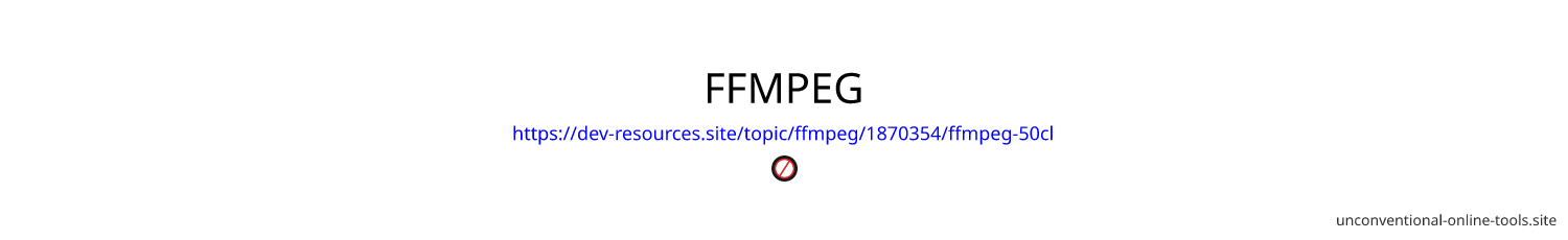 FFMPEG