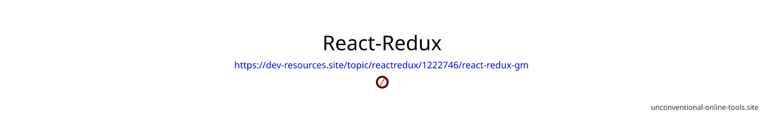 React-Redux