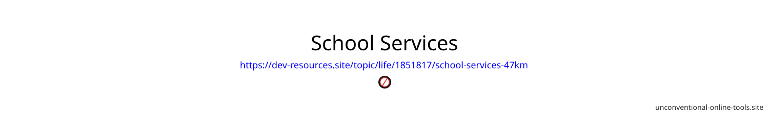 School Services