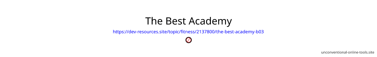 The Best Academy