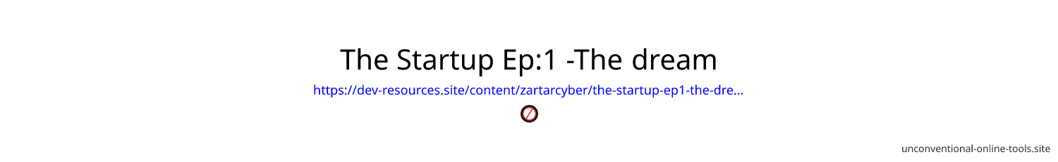 The Startup Ep:1 -The dream